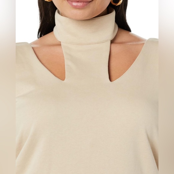 LAST DAY⚡️Terea Mock Neck Cutout Sheath Dress - Picture 5 of 6